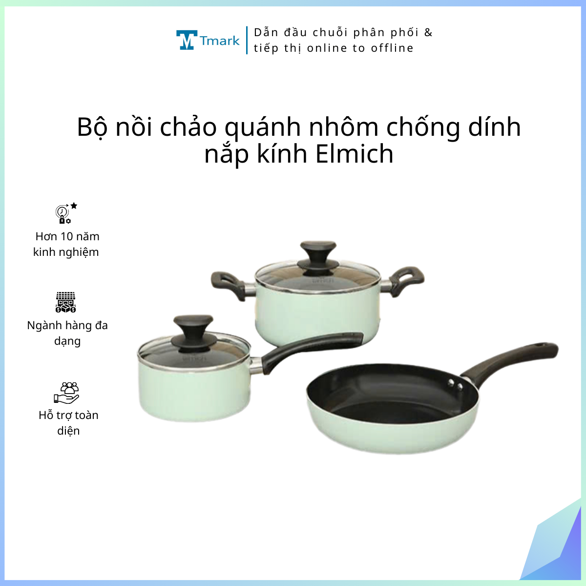 20260204_JPTS4J4xXm Bộ nồi chảo quánh nhôm chống dính nắp kính Elmich (Kiện 4 bộ)