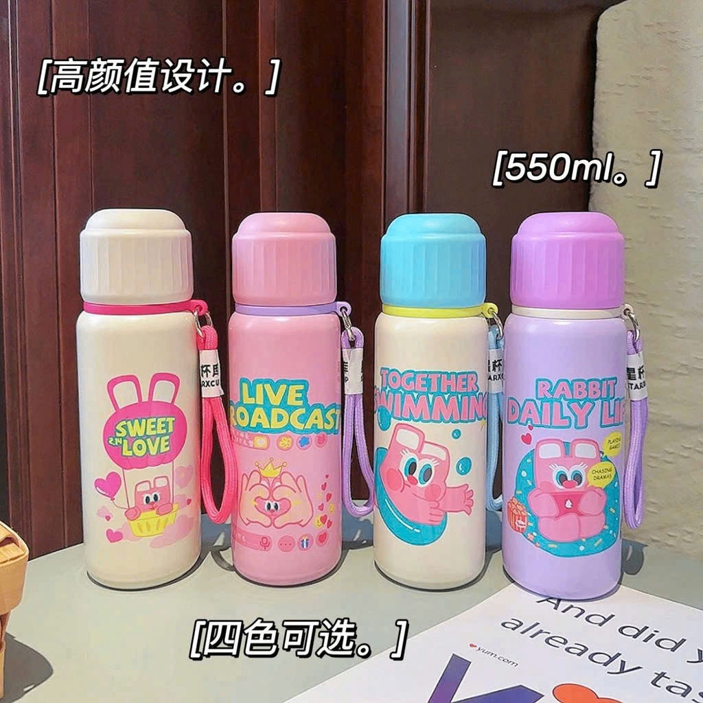 20250220_AOXRK89dpu Bình giữ nhiệt inox 316 hoạt hình 550ml có dây xách cao cấp Tmark (Kiện 60 cái)