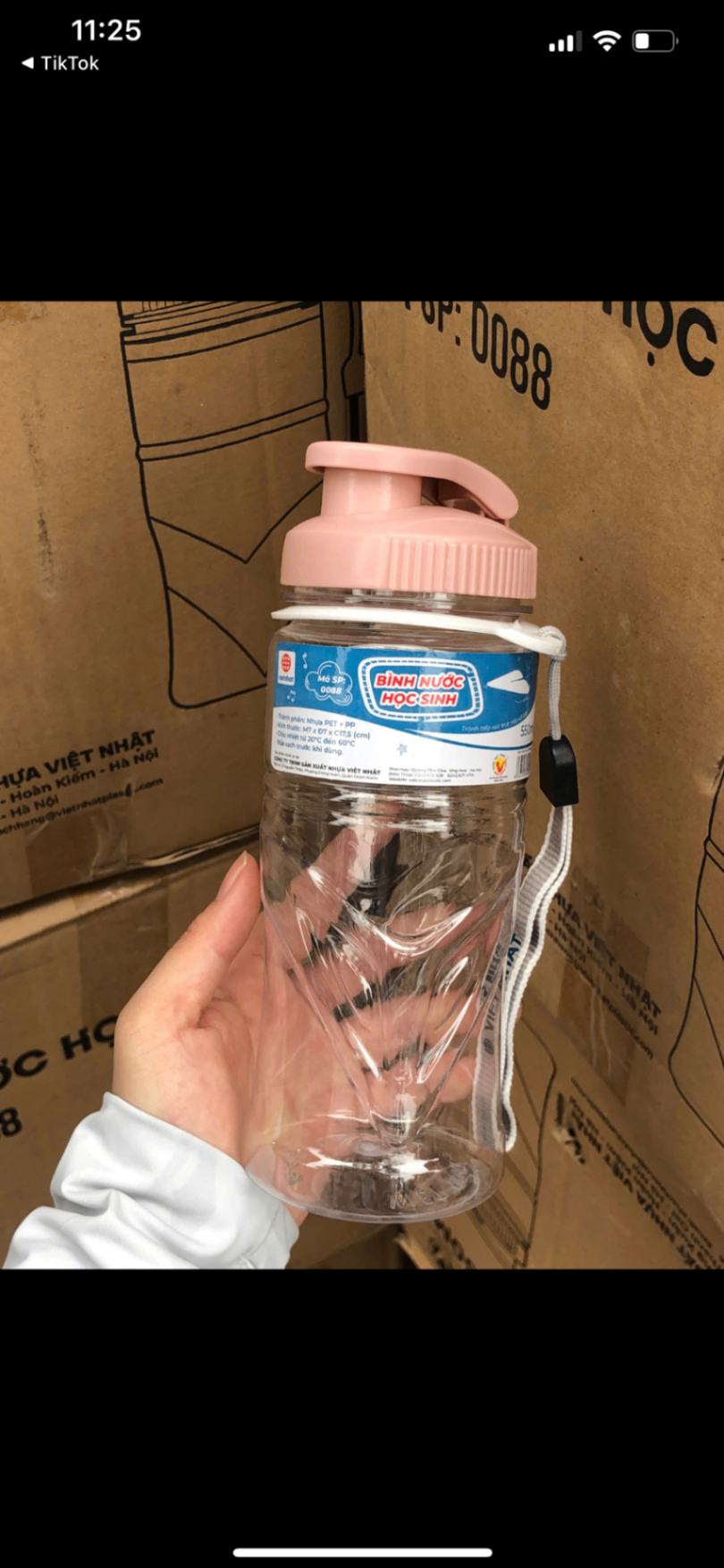 20250401_L5eNxjifCH Bình nước học sinh Việt Nhật 550ml an toàn sức khỏe Tmark ( Kiện 100)
