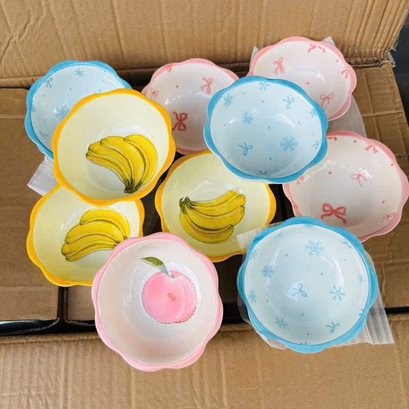 20250701_rwItP54Gkw Bát chấm sứ hoa quả dễ thương (Kiện 180 cái) (Hàng nguyên kiện)