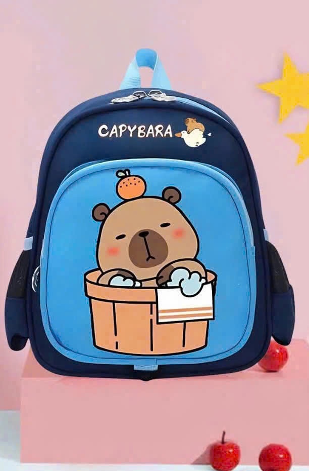 20250701_xXLkR0DIEq Balo Capybara màu xanh dương cho bé Tmark (Kiện 50 cái)