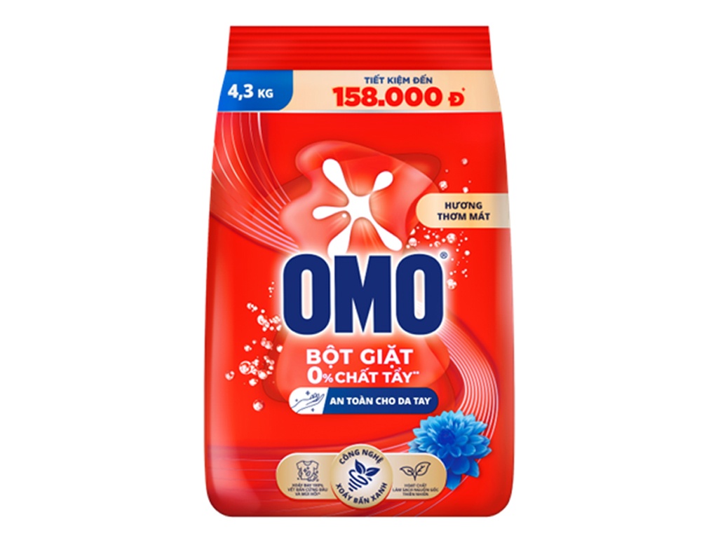20250820_eTkeFRpxrS BỘT GIẶT OMO ĐỎ 4.3KG (Kiện 3 gói)