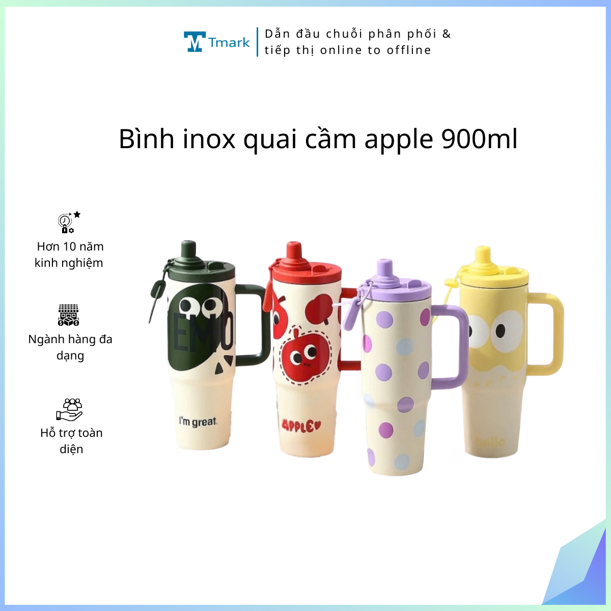 20260129_kuAm12c4q1 Bình inox quai cầm apple 900ml (Kiện 40 cái)