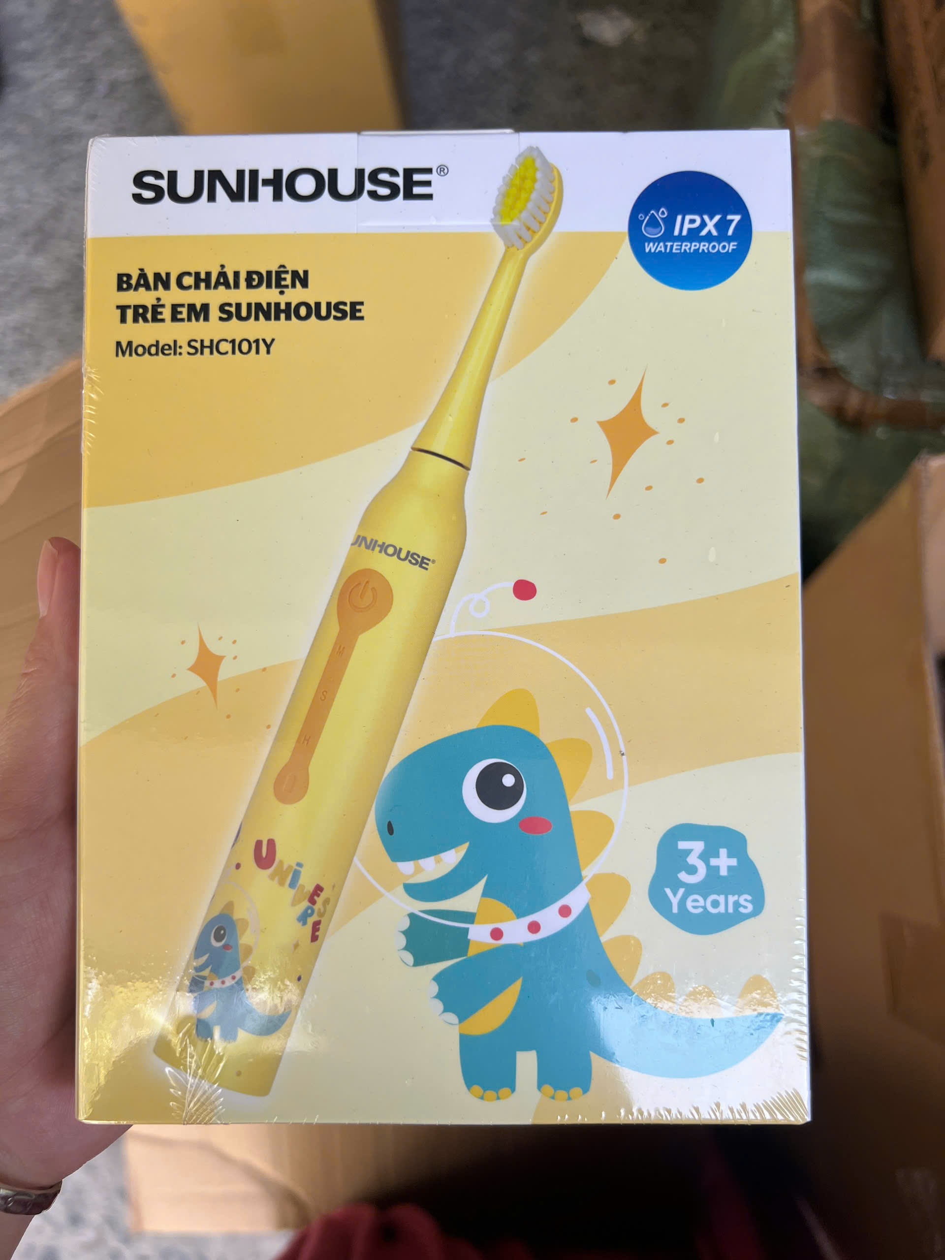 Ban-chai-dien-tre-em-Sunhouse-SHC101Y-3 Bàn chải điện trẻ em Sunhouse SHC101Y