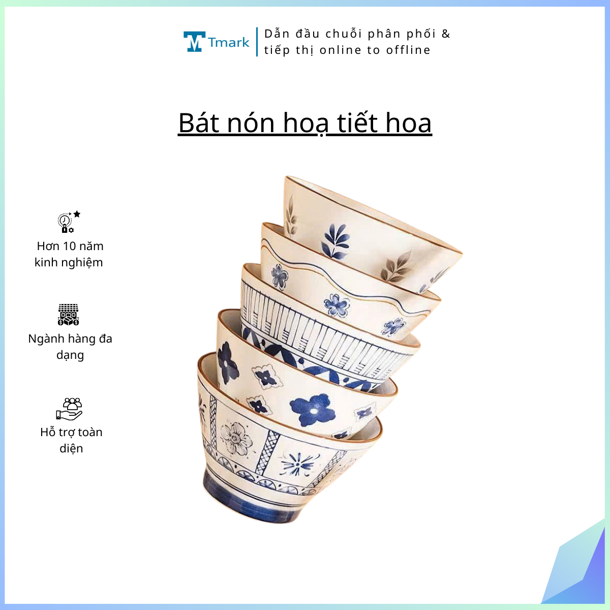 Bat-non-hoa-tiet-hoa-Kien-80-bo-Hang-nguyen-kien- Bát nón hoạ tiết hoa (Kiện 80 bộ) (Hàng nguyên kiện)