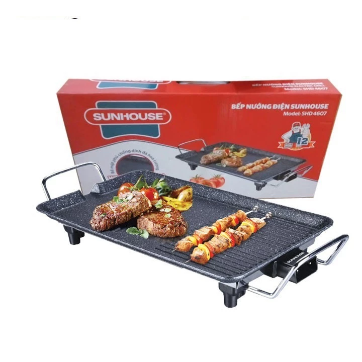 Bep-nuong-dien-Sunhouse-SHD-4607 Bếp nướng điện Sunhouse SHD 4607