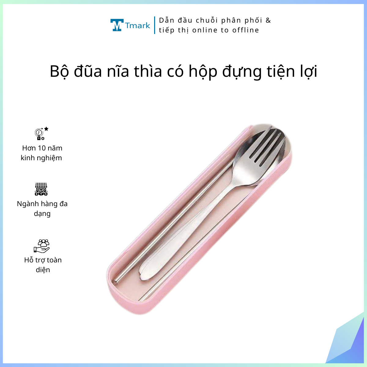 Bo-dua-nia-thia-co-hop-dung-tien-loi-Tmark-Kien-400-bo- Bộ đũa nĩa thìa có hộp đựng tiện lợi Tmark (Kiện 400 bộ)