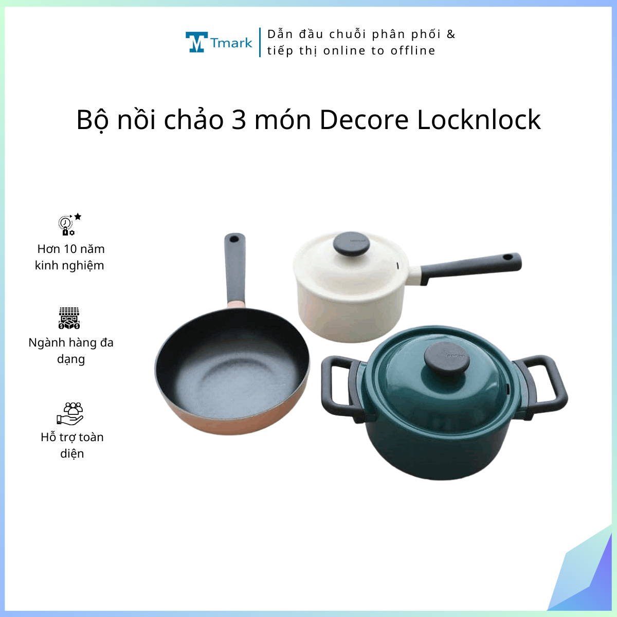 Bo-noi-chao-3-mon-Decore-Locknlock-cao-cap-Tmark-Kien-5-bo- Bộ nồi chảo 3 món Decore Locknlock cao cấp Tmark (Kiện 5 bộ)